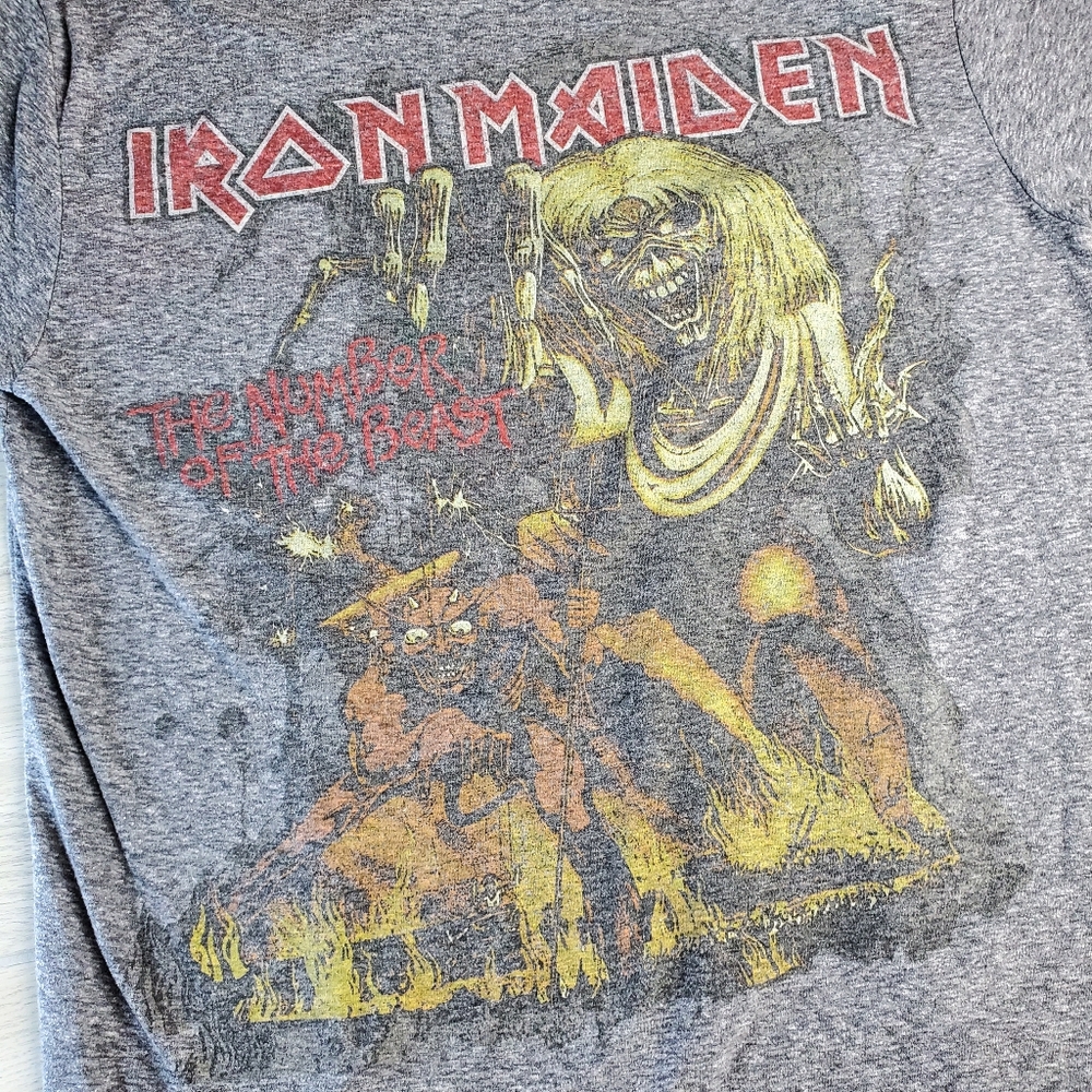 REPOP Iron Maiden Number of the Beast Tee Shirt no tag